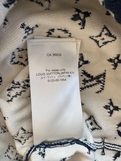 Louis Vuitton Blue & White Gradient Monogram Sweater