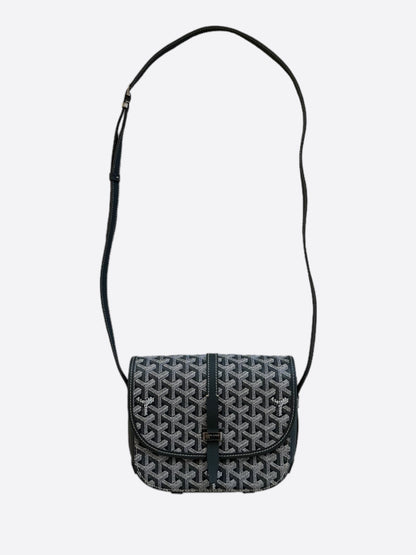 Goyard Grey Belvedere Messenger Bag