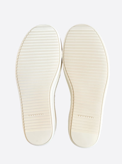 Rick Owens Black & White High Top Sneakers