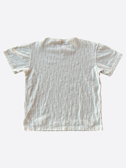 Dior White Oblique Towel T-Shirt