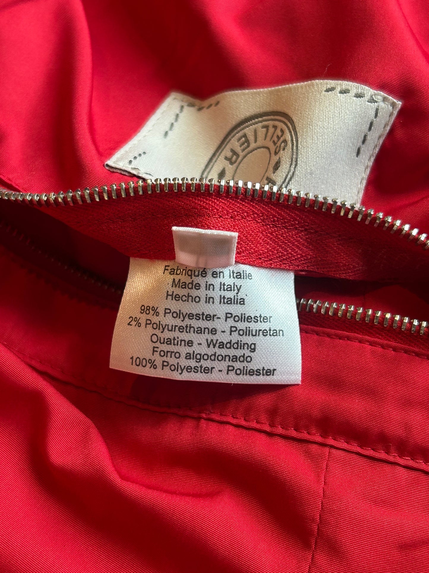 Hermes Red Jockey Vest