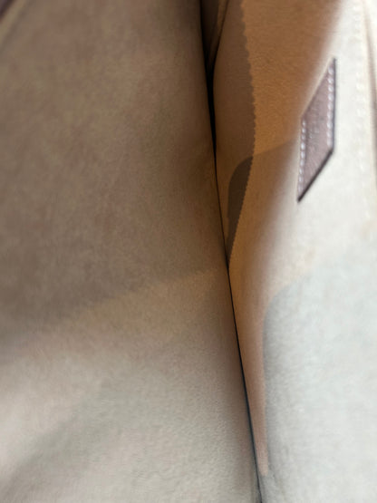 Louis Vuitton Grey Leather Jules Zip Pouch PM