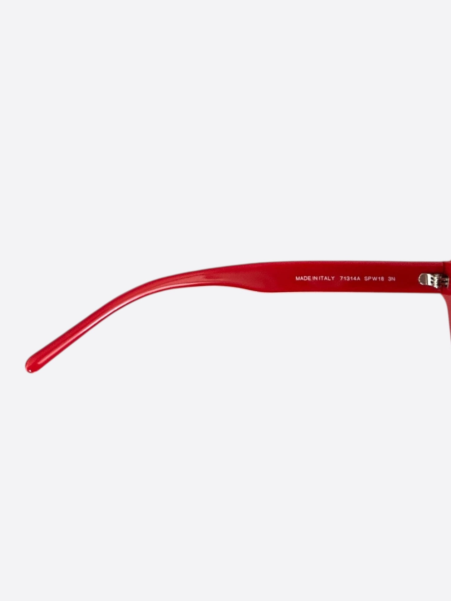 Chanel Pharrell Red & White Round Sunglasses