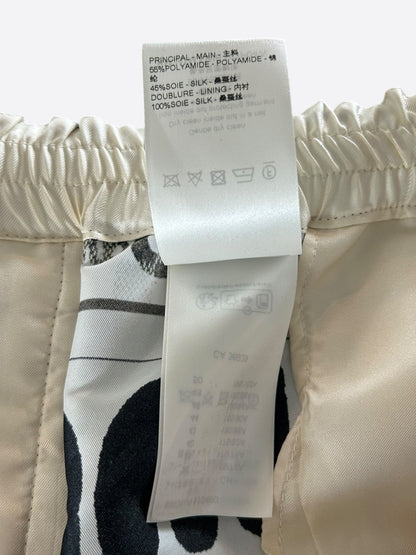 Louis Vuitton White & Multicolor Graphic Shorts