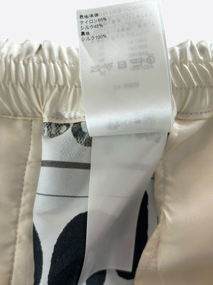 Louis Vuitton White & Multicolor Graphic Shorts