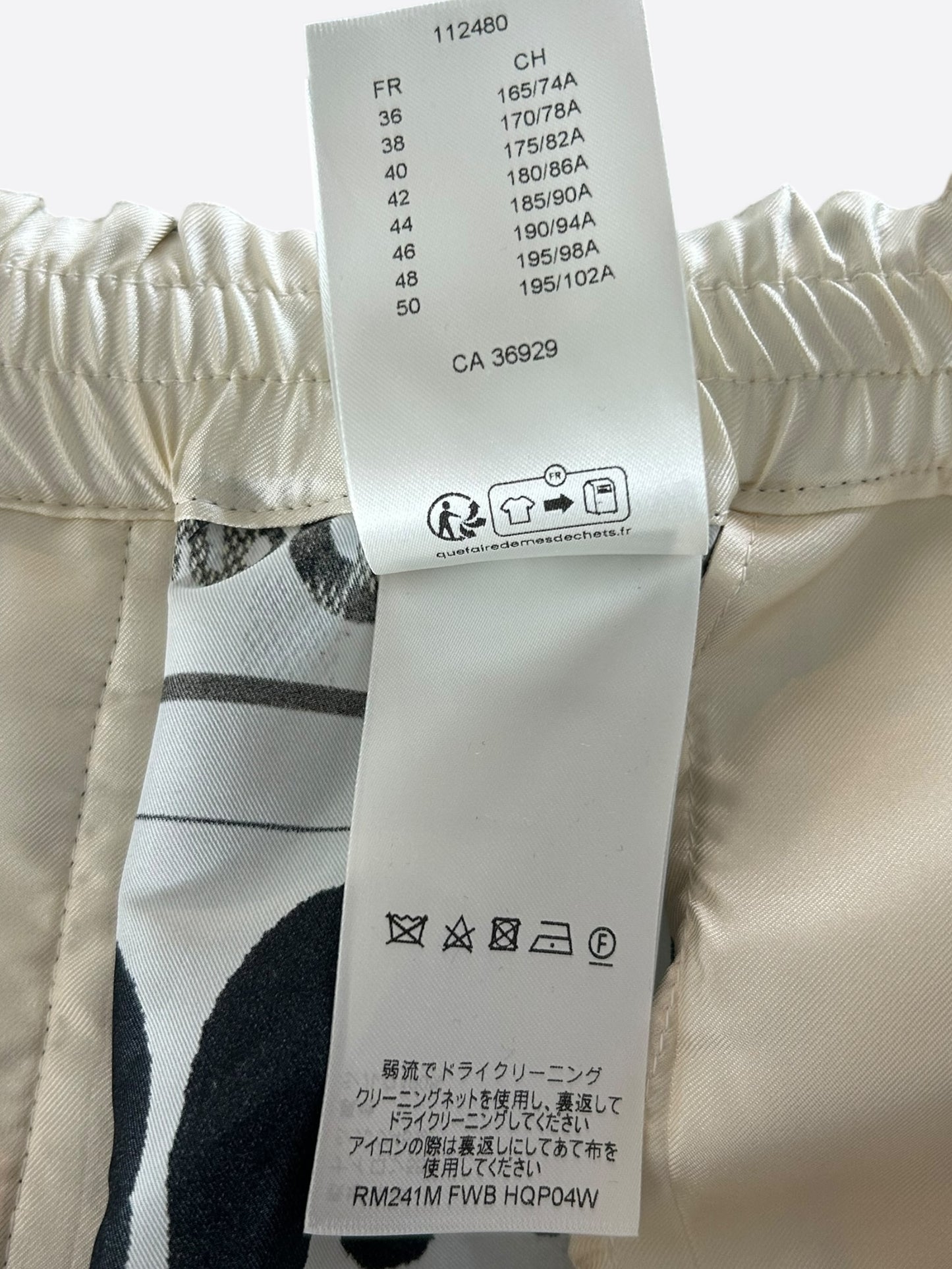 Louis Vuitton White & Multicolor Graphic Shorts