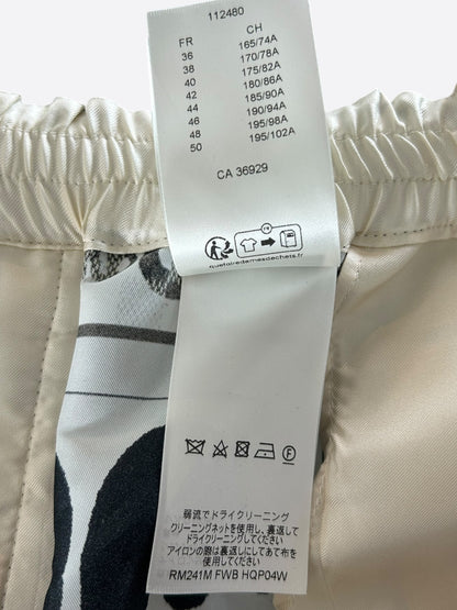 Louis Vuitton White & Multicolor Graphic Shorts