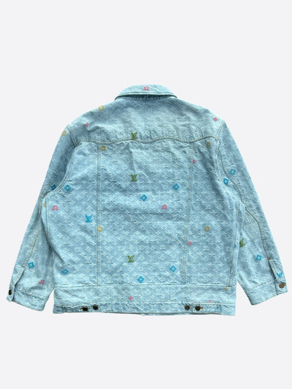 Louis Vuitton Tyler The Creator Blue & White Monogram Jacket
