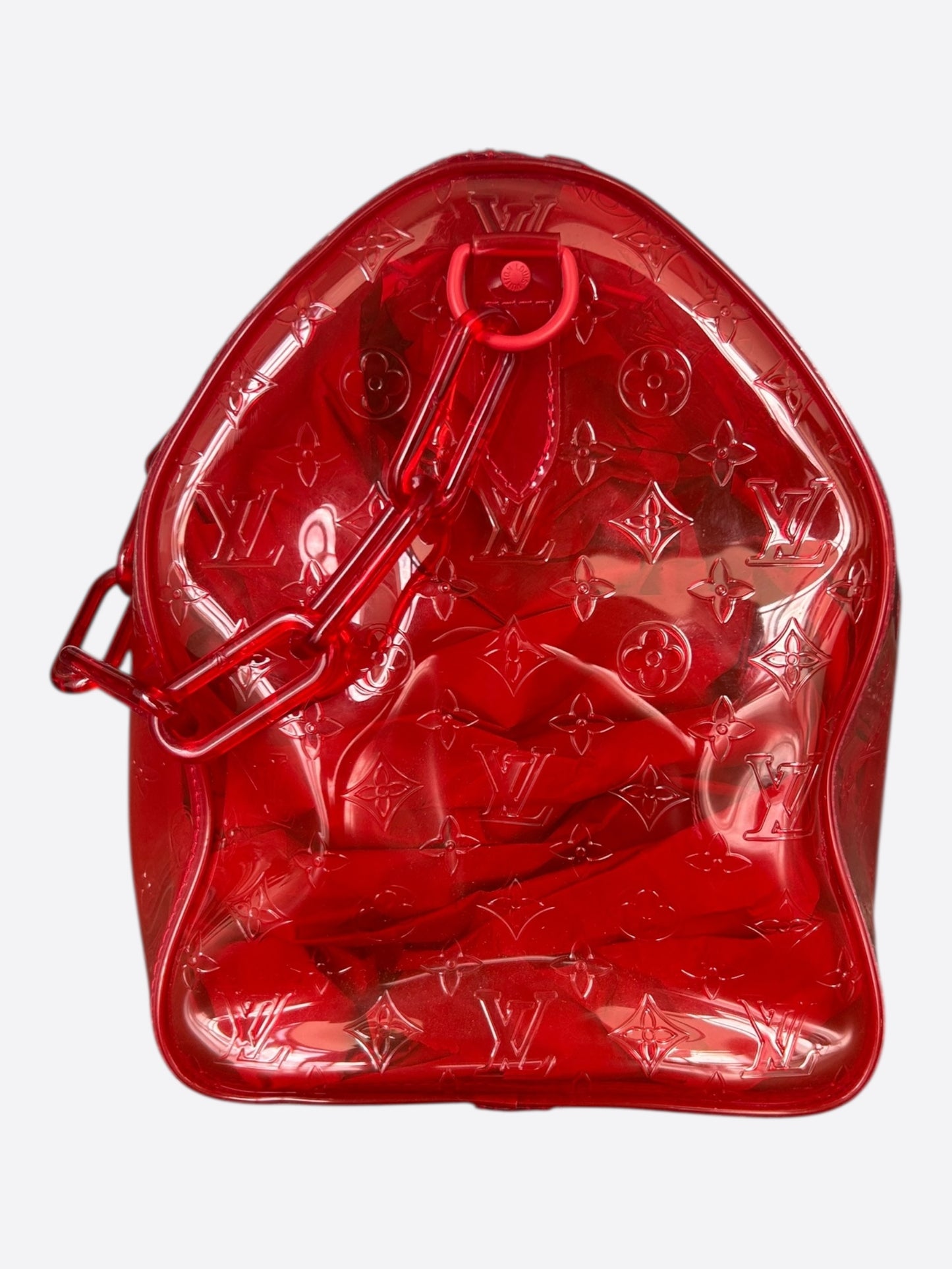 Louis Vuitton Red Prism Keepall 50