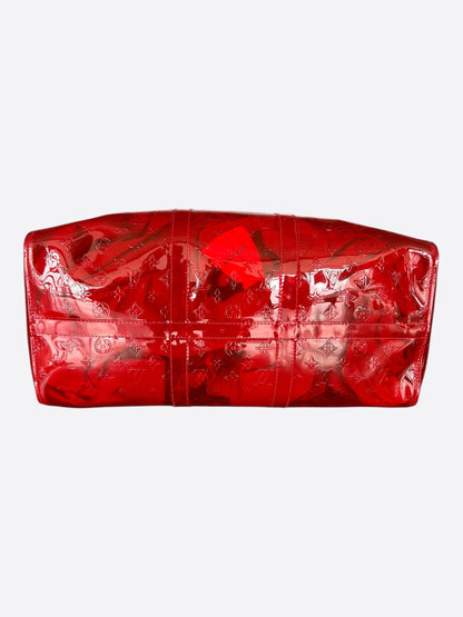 Louis Vuitton Red Prism Keepall 50