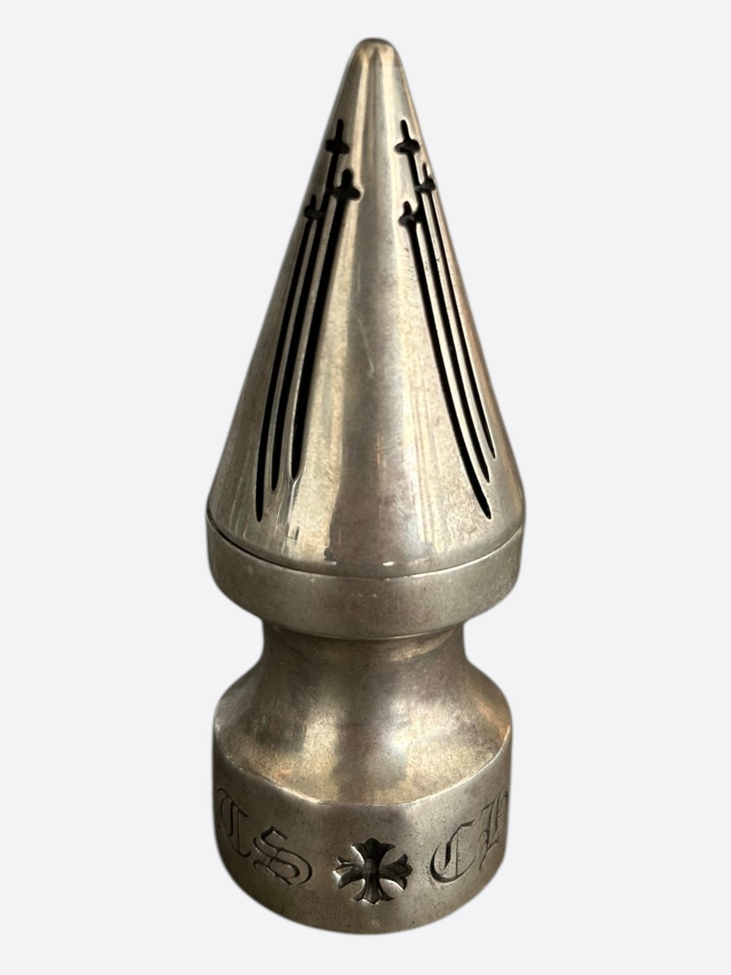 Chrome Hearts Silver Spike Match Case