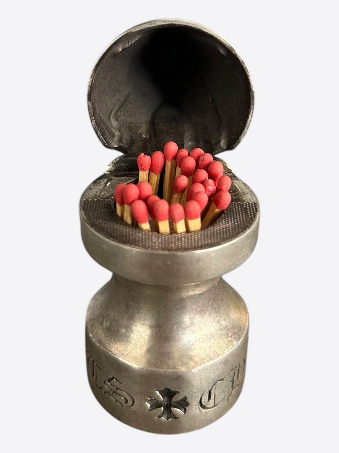 Chrome Hearts Silver Spike Match Case