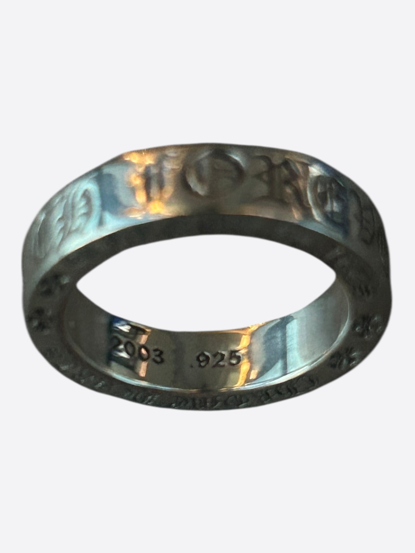 Chrome Hearts Silver Forever Ring