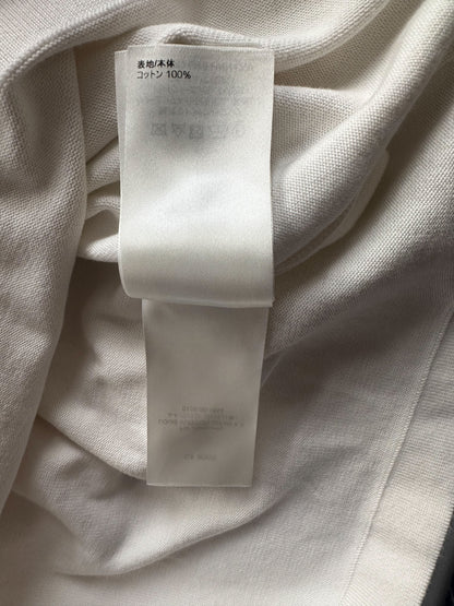 Louis Vuitton White & Grey Pin Logo T-Shirt