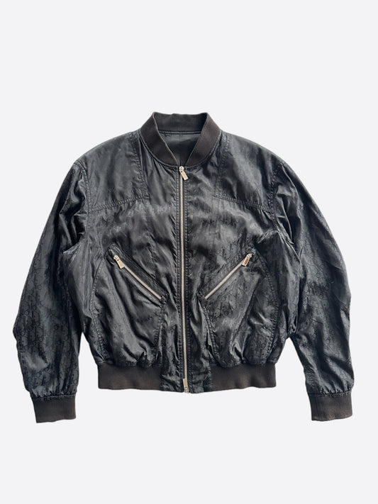 Dior Black Oblique Bomber Jacket