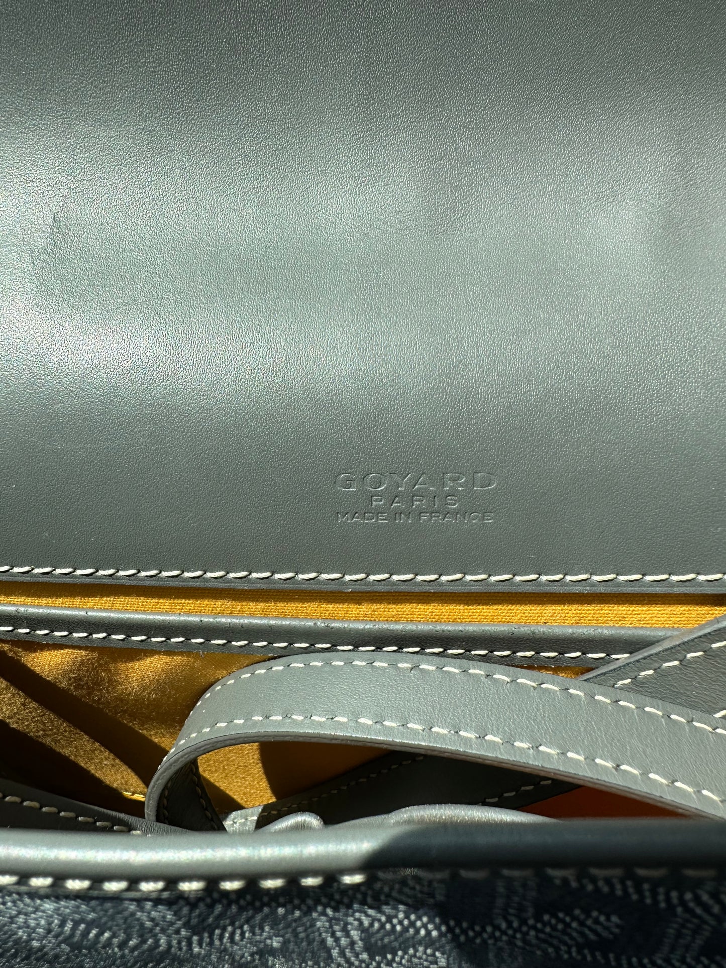 Goyard Grey Belvedere Messenger Bag