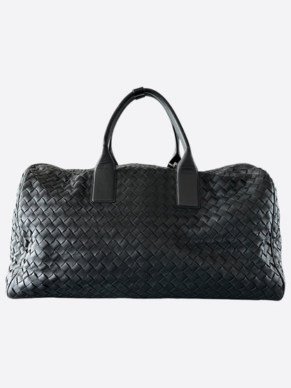 Bottega Veneta Black Large Duffle Bag