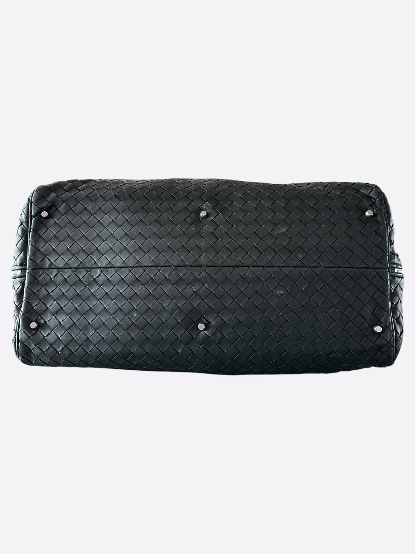 Bottega Veneta Black Large Duffle Bag