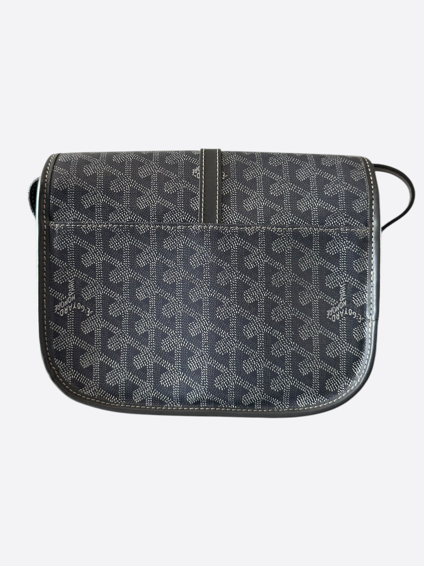 Goyard Grey Belvedere Messenger Bag