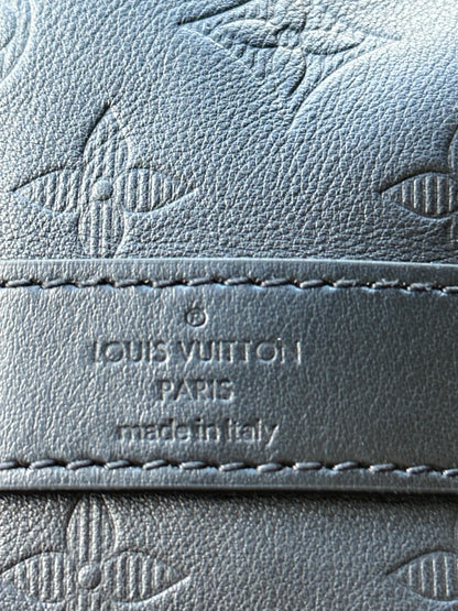 Louis Vuitton Black Monogram Shadow Keepall 50