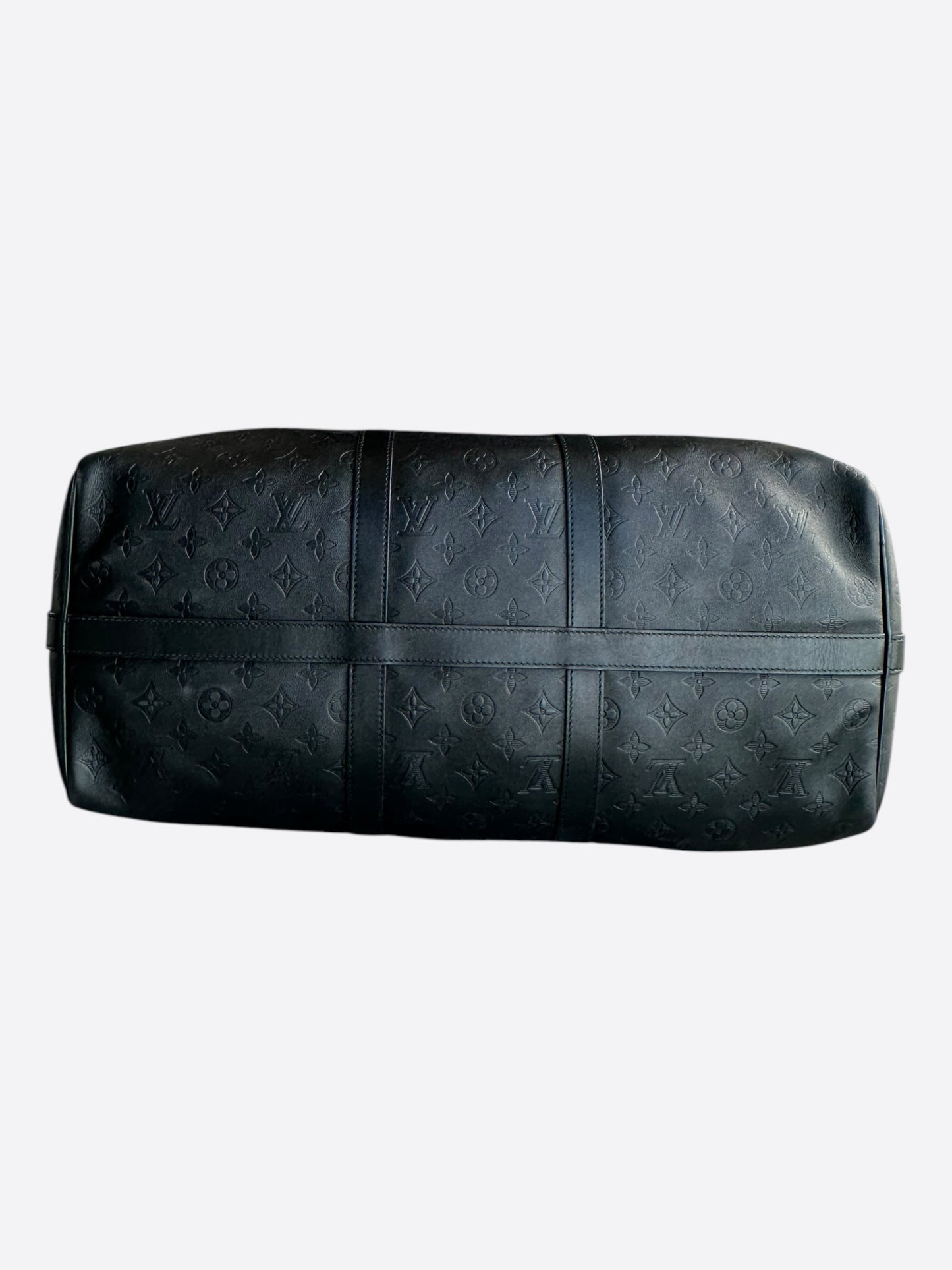 Louis Vuitton Black Monogram Shadow Keepall 50