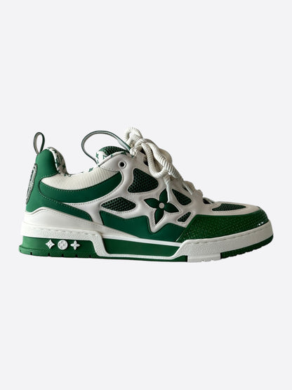 Louis Vuitton Green & White Skate Trainers