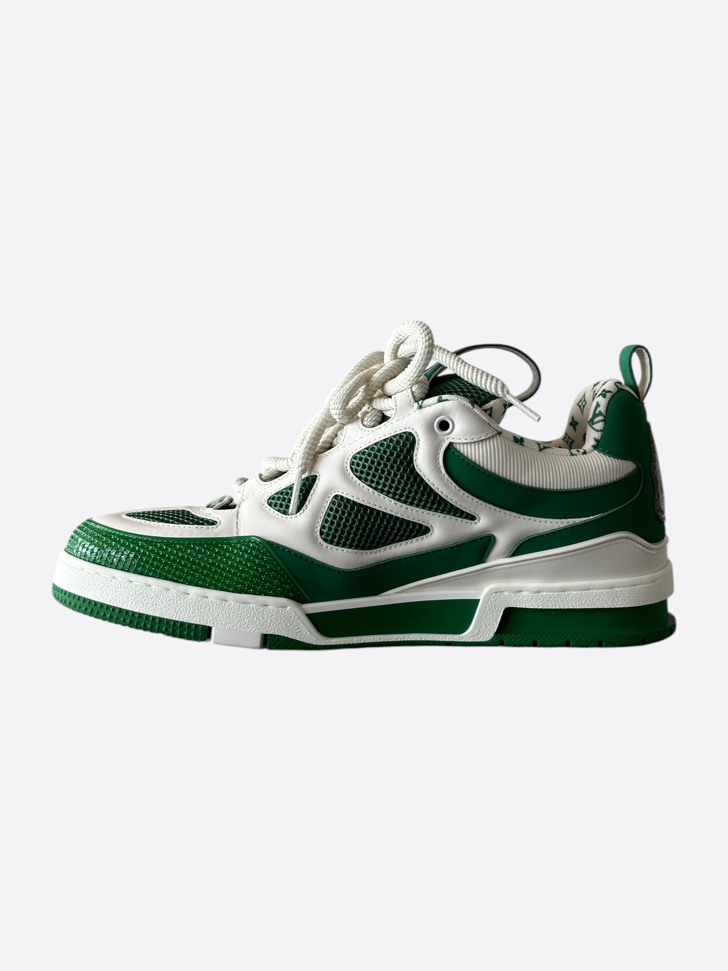 Louis Vuitton Green & White Skate Trainers