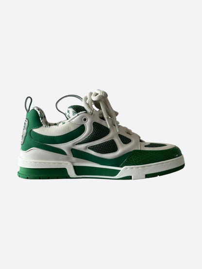 Louis Vuitton Green & White Skate Trainers