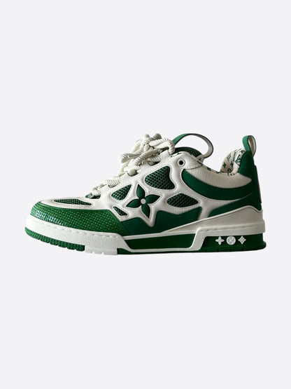 Louis Vuitton Green & White Skate Trainers