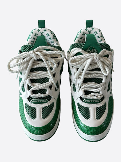 Louis Vuitton Green & White Skate Trainers