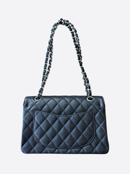 Chanel Black Quilted Caviar Small Flap Bag