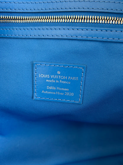 Louis Vuitton Blue Cloud Monogram Keepall 50