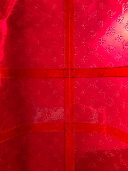 Louis Vuitton Red Prism Monogram Keepall 50