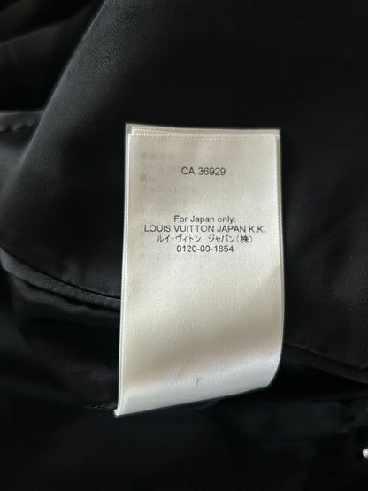 Louis Vuitton Black Crystal Monogram Blazer Jacket