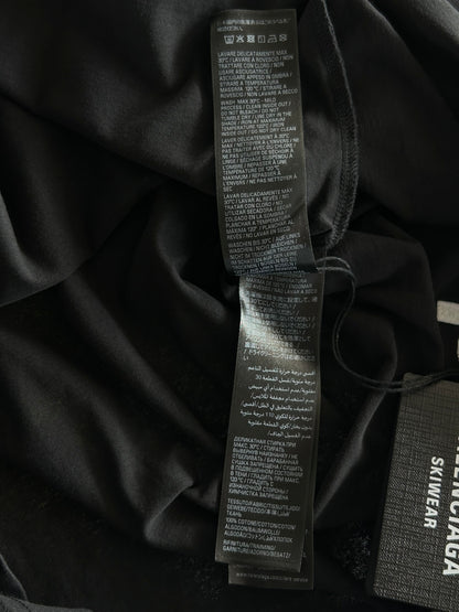 Balenciaga Washed Black & White B Logo T-Shirt