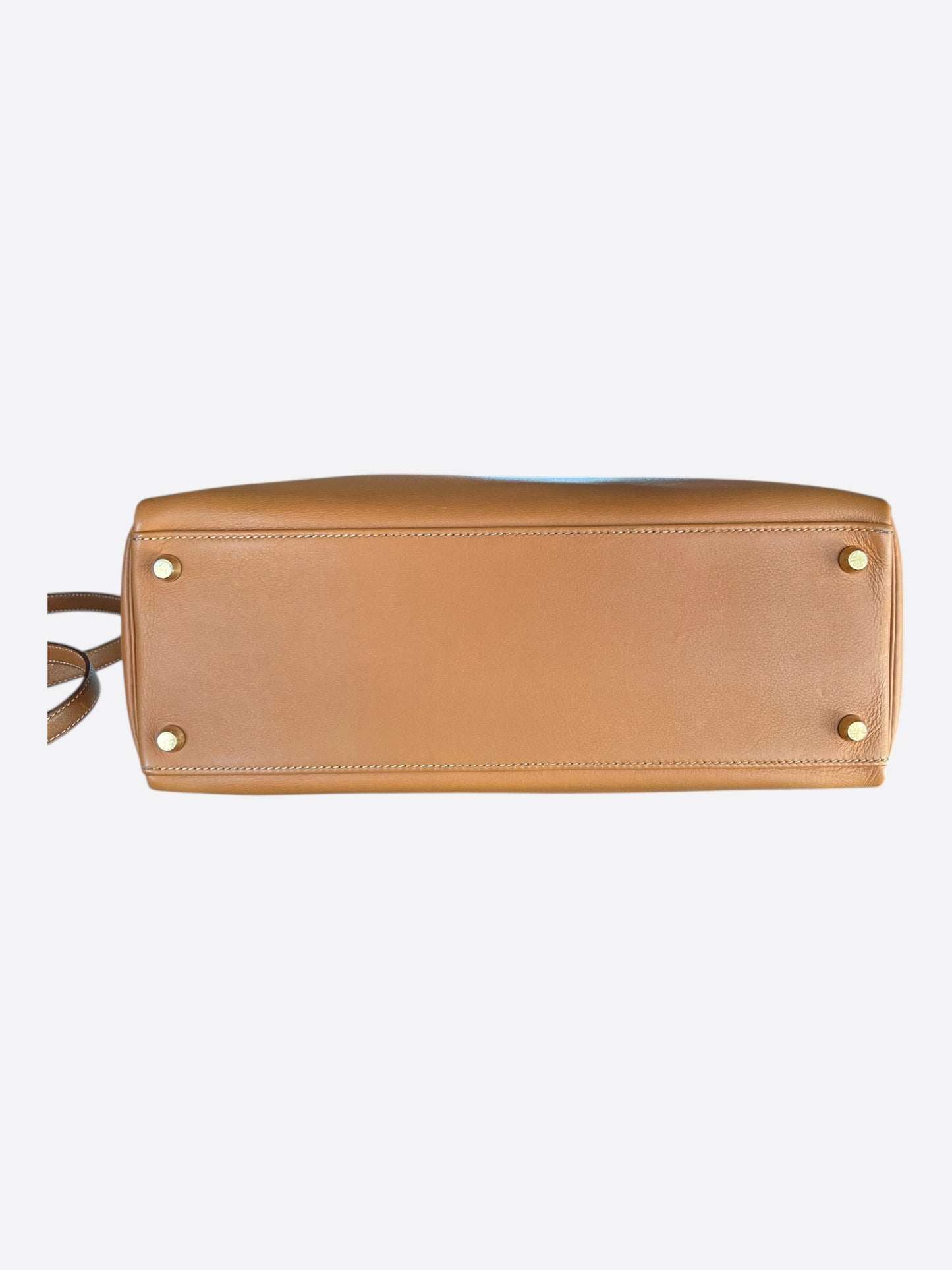 Hermes Retourne Gold & Gold Hardware Swift Kelly 32