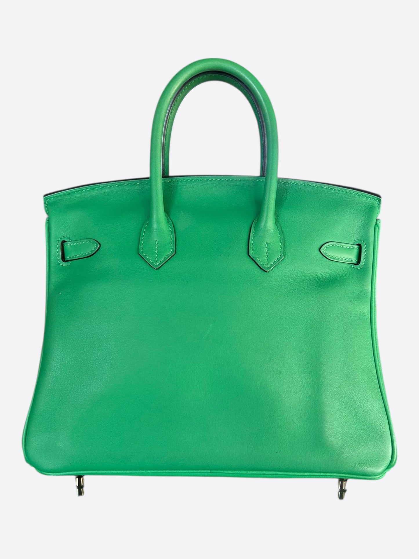 Hermes Bamboo Green Togo & Gold Hardware Birkin 25