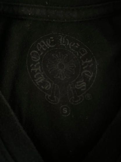 Chrome Hearts Black & Red Cemetery Horseshoe Logo T-Shirt