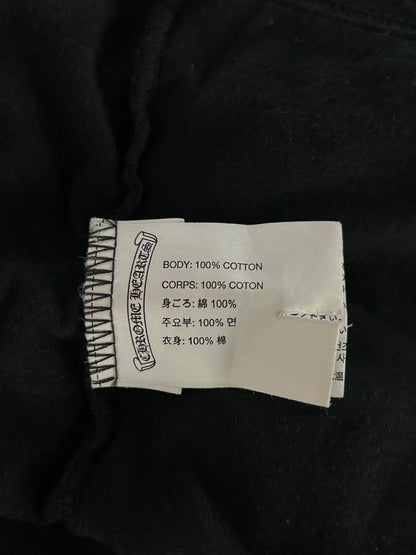 Chrome Hearts Black & Red Cemetery Horseshoe Logo T-Shirt