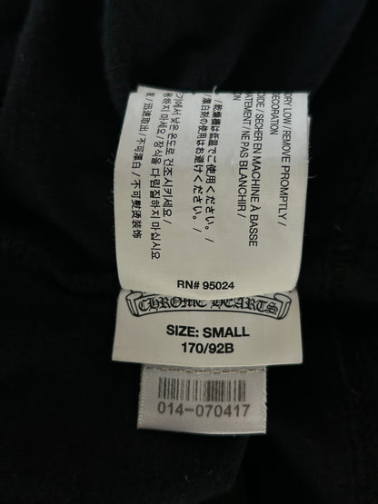 Chrome Hearts Black & Red Cemetery Horseshoe Logo T-Shirt