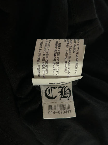 Chrome Hearts Black & Red Cemetery Horseshoe Logo T-Shirt