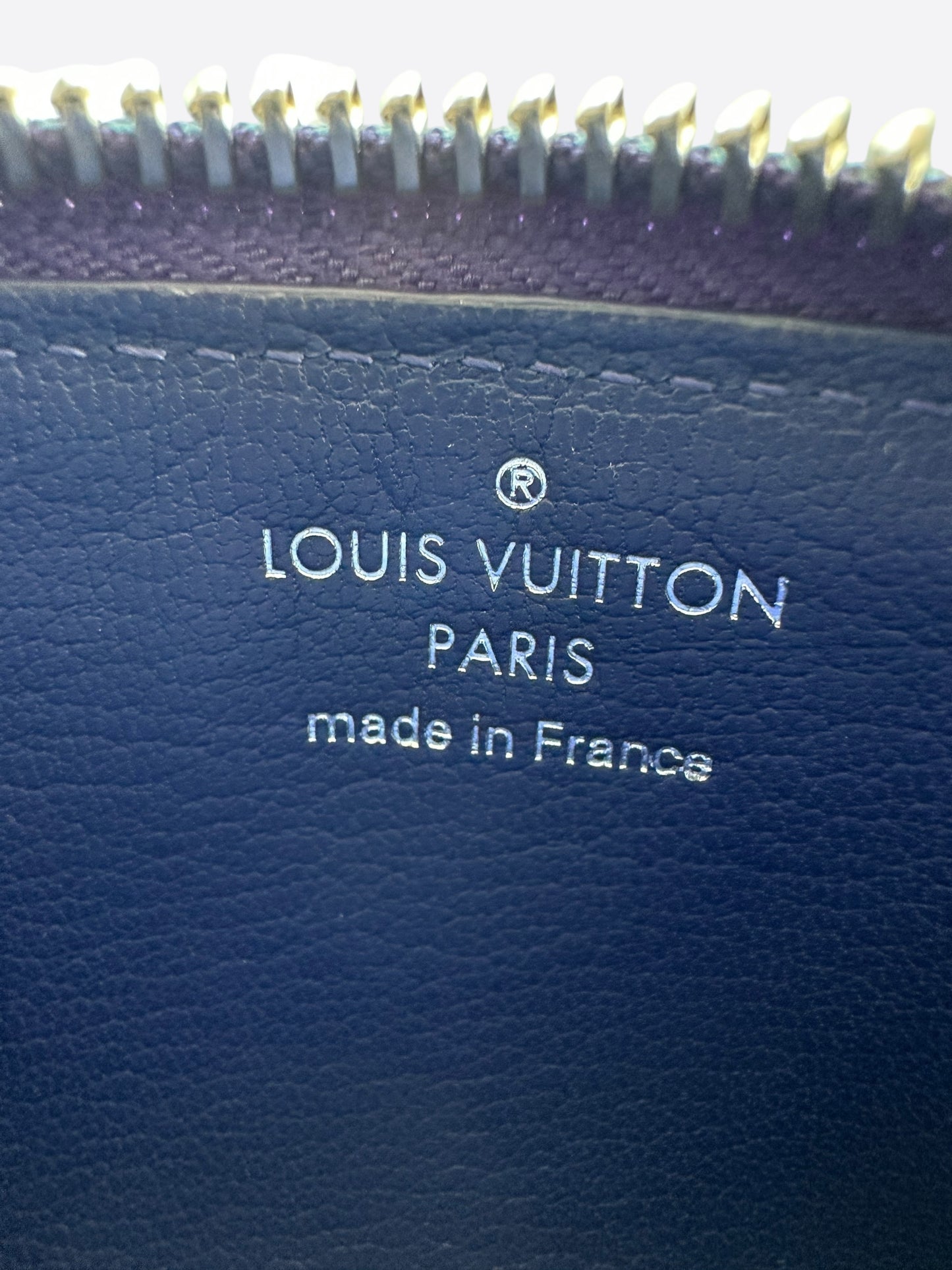 Louis Vuitton Purple Crocodile Coin Pouch