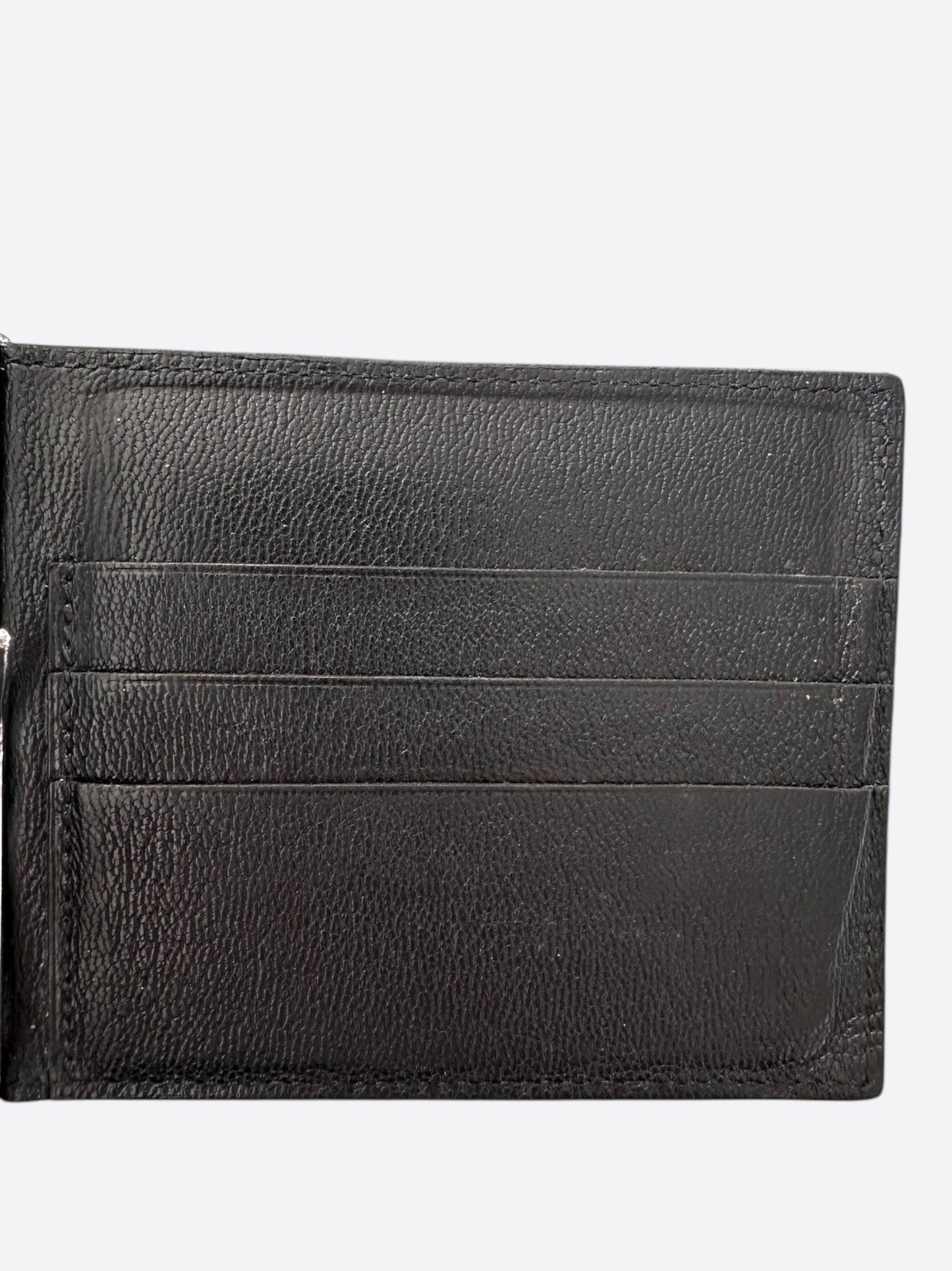 Hermes Black Alligator Poker Compact Wallet