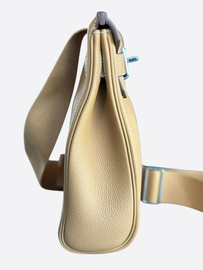 Hermes Beige HAC Dos Crossbody Backpack