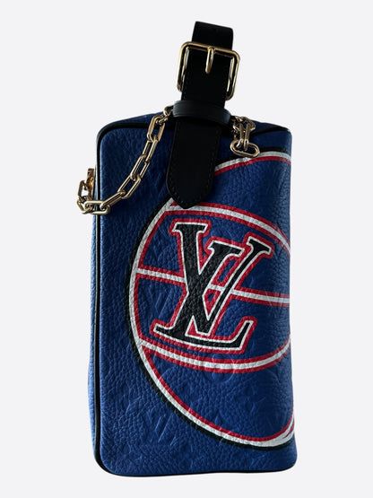 Louis Vuitton NBA Blue Taurillon Monogram Dopp Kit