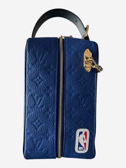 Louis Vuitton NBA Blue Taurillon Monogram Dopp Kit