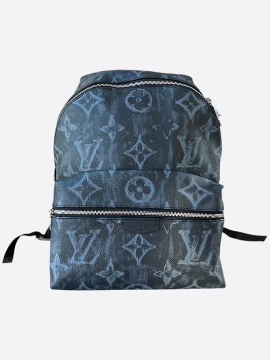 Louis Vuitton Navy Pastel Monogram Discovery Backpack