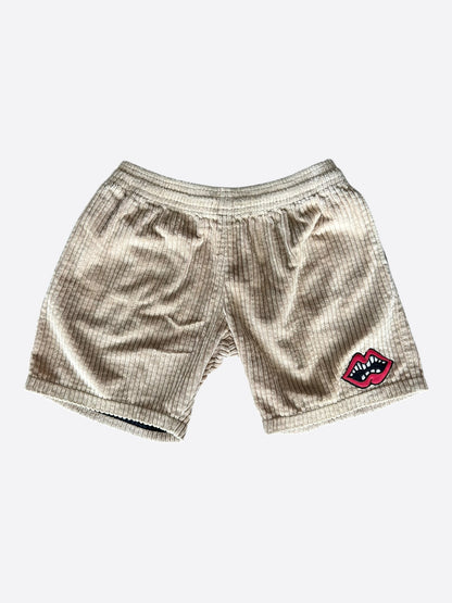 Chrome Hearts Matty Boy Tan Chomper Corduroy Shorts