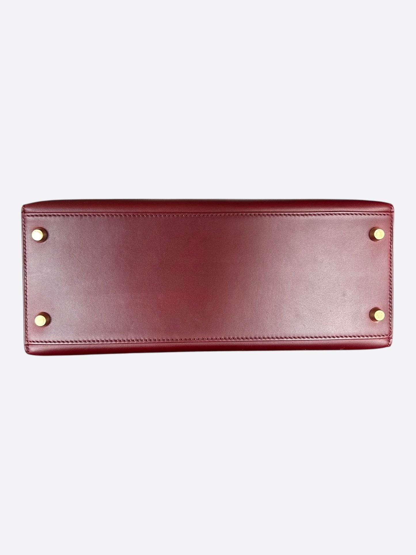 Hermes Rouge H Swift & Gold Hardware Kelly 28