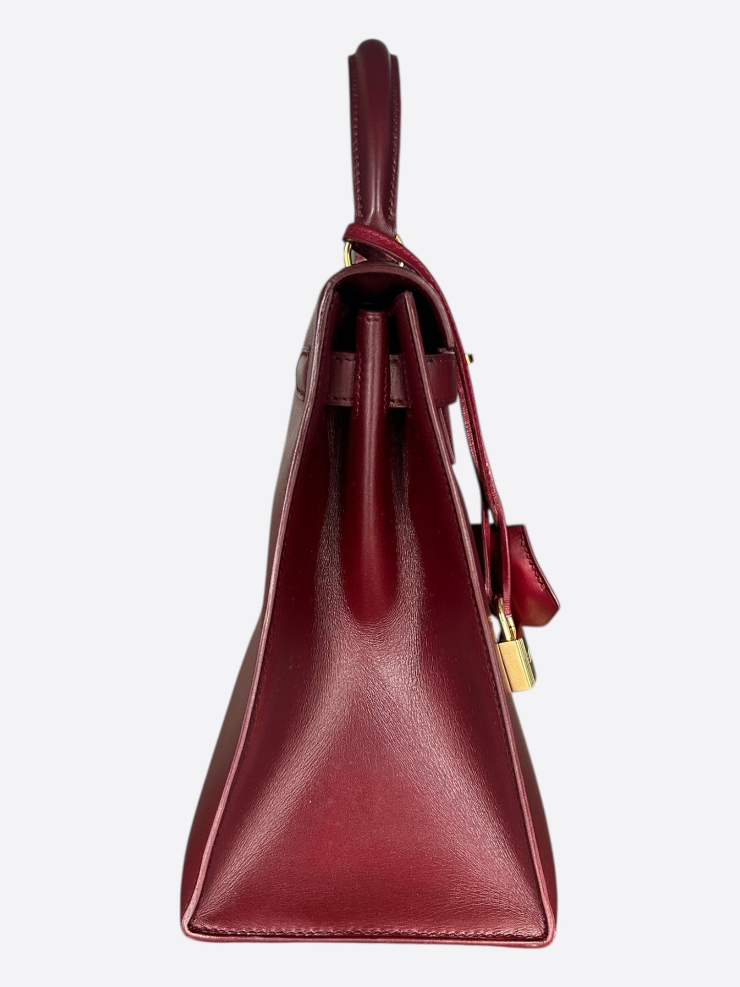 Hermes Rouge H Swift & Gold Hardware Kelly 28